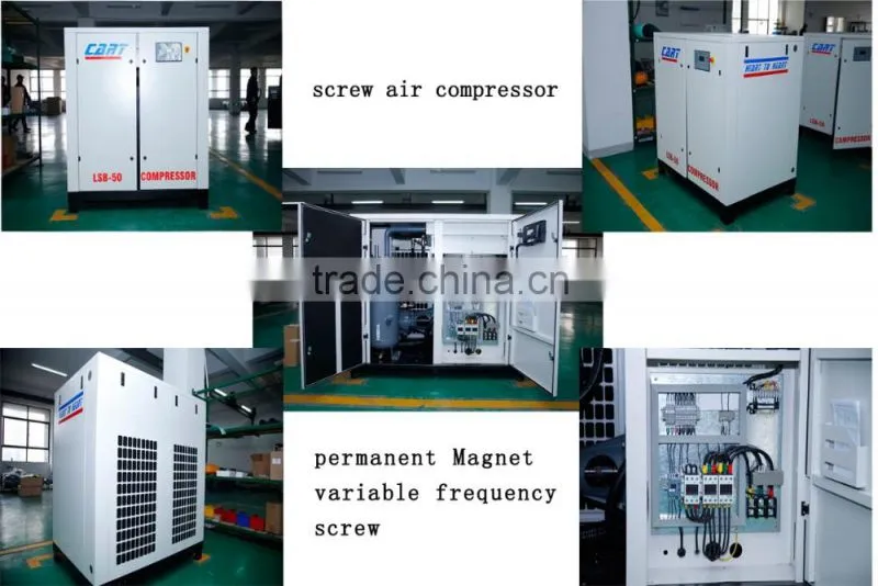 permanent magnet variable frequency screw compressor for air screw compressor