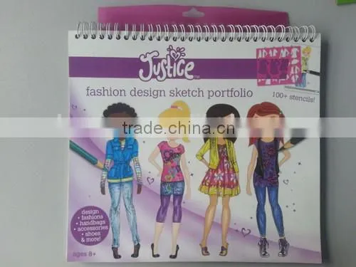 Monster Fashion sketch Portfolio Plastic drawing stencil book