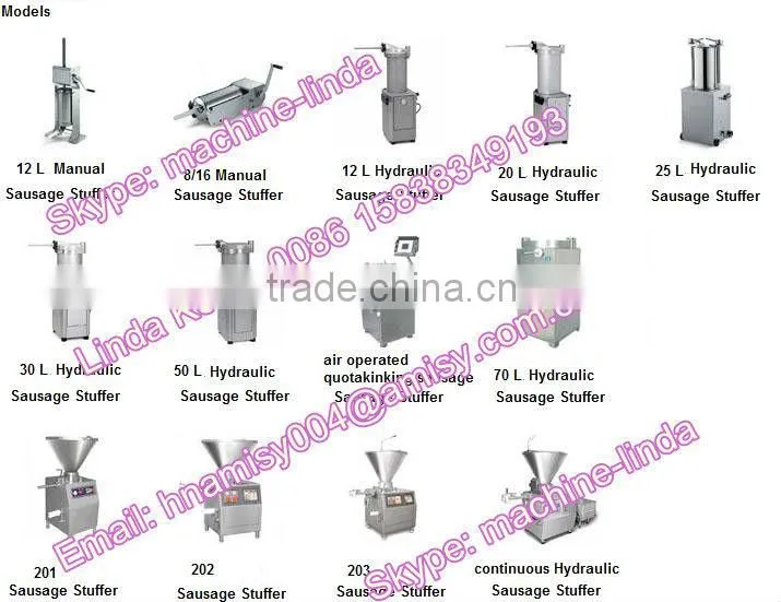 2015hot seller sausage stuffer