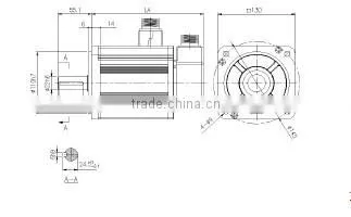 High precision 220v ac servo motor 1.5kw