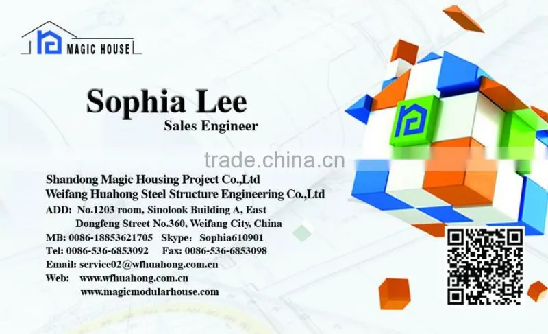 High Quality fast installation 50 years lifespan cheap prefabricated house prices