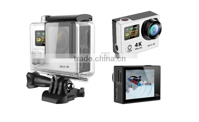 Dual screen WiFi 4K 15fps ultra HD 1080p sport camera