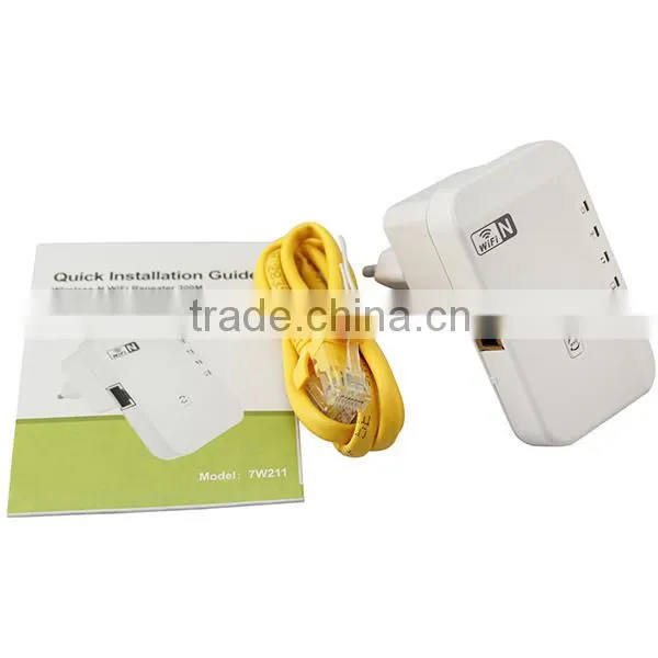 WPS 300Mbps WLAN Network Wireless-N Wifi Repeater Range Extender