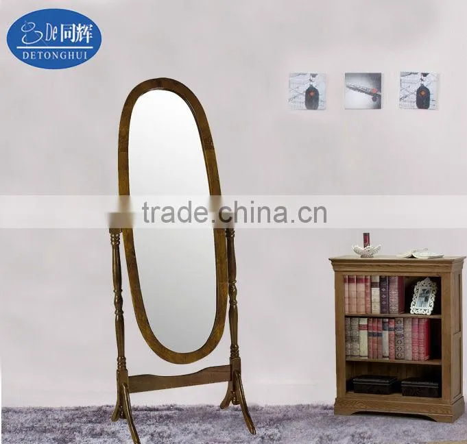 home furniture dressing wooden floor mirrror(1312#)