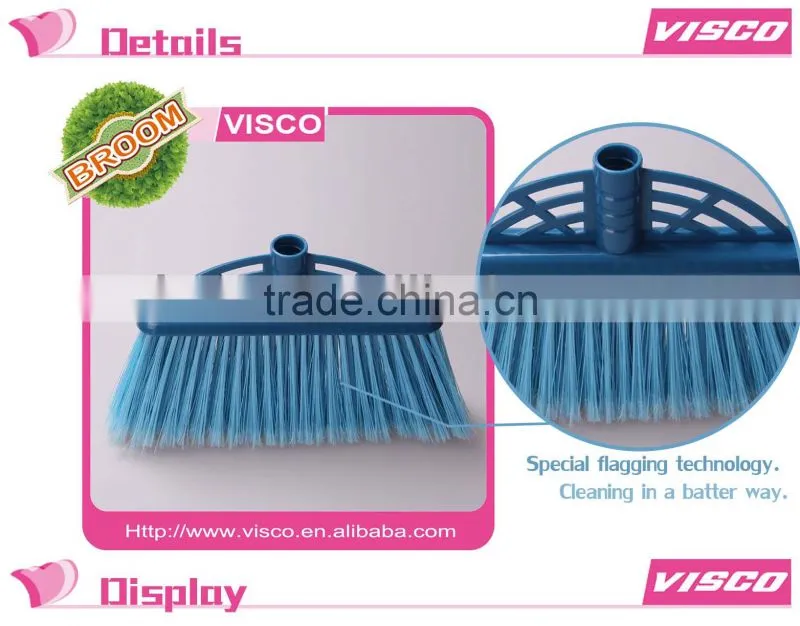 Floor Plastic Broom Factory in China PC3115PET