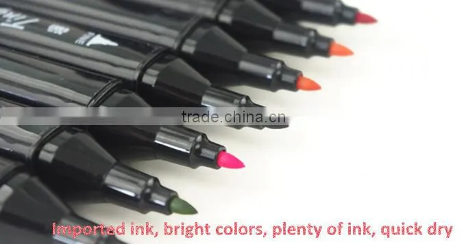 double tips alcohol based permanent marker pen