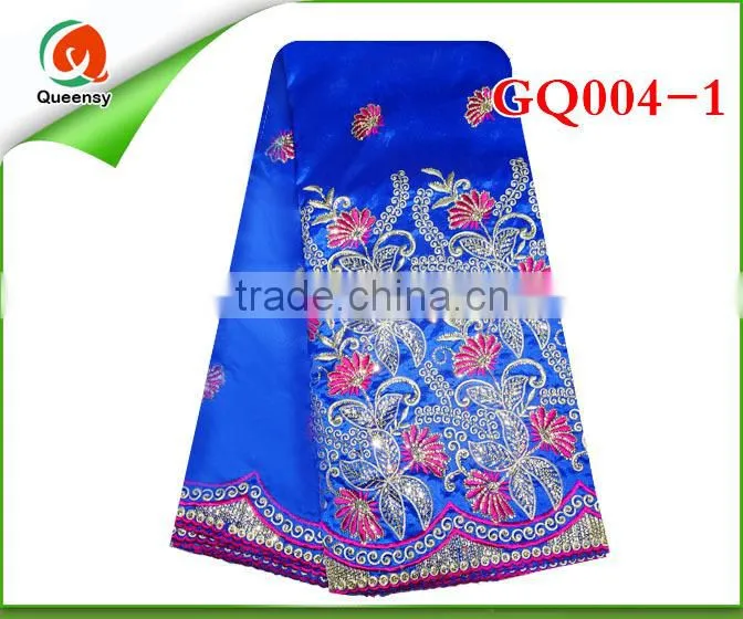 Good Quality African George Fabric Design, 2015 new African George Lace embroidery fabric For Sale GQ003-1