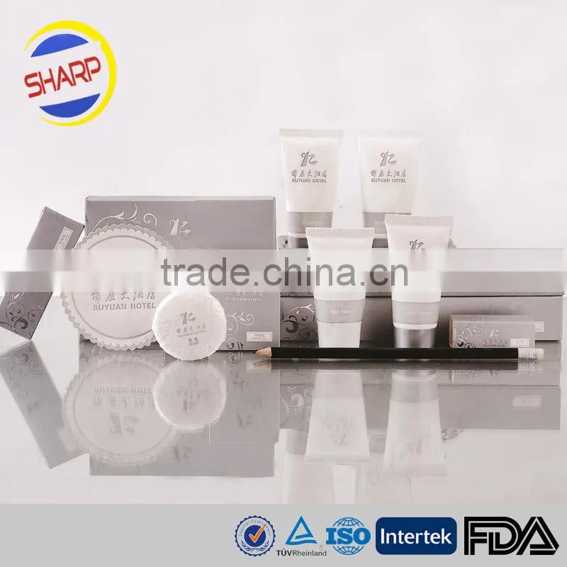 Professional hotel bathroom amenities / hotel guest amenities by several decades years