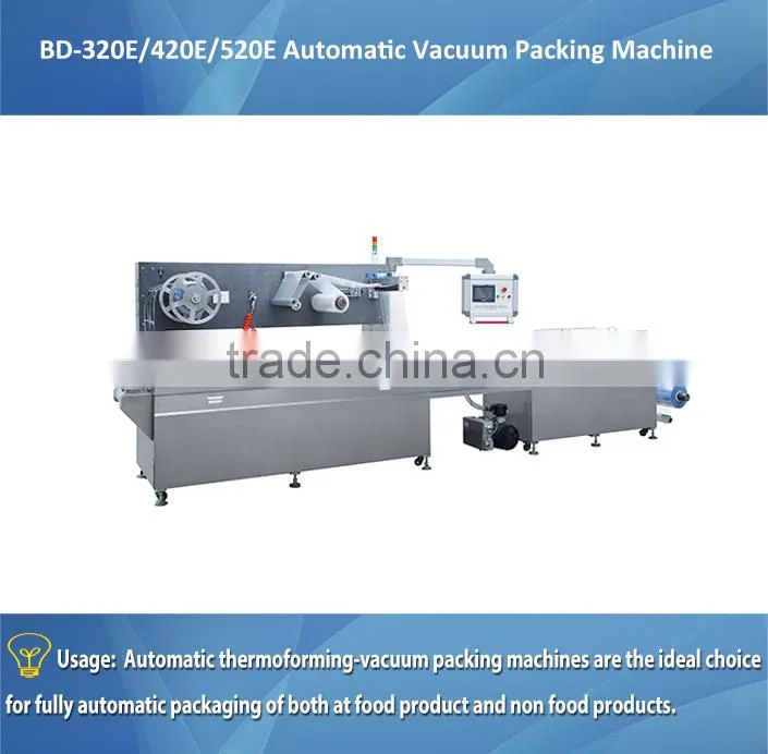 Automatic Thermoforming Vacuum Packaging Machine/Tray Thermoforming with Rigid Film