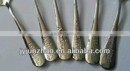 stainless steel hanging flatware with shelf and color box packing