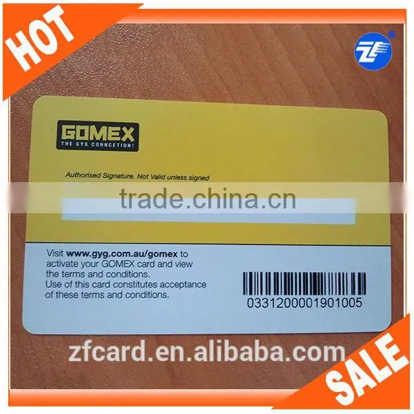 plastic card with code 39 and scratch off panel