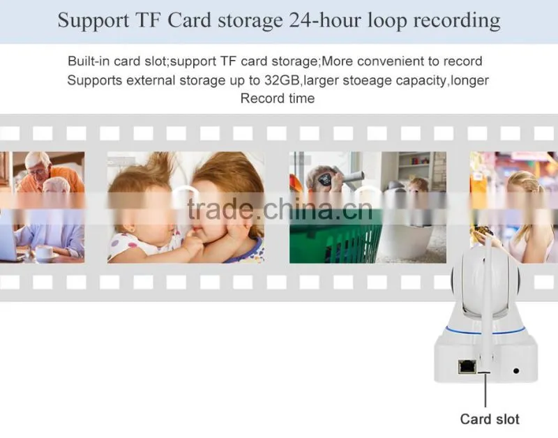 shenzhen top factory 360 degree rotation cctv wireless ip camera wifi baby monitor