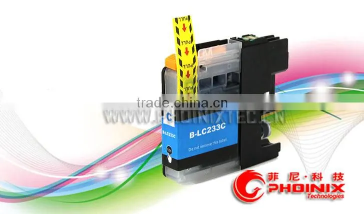 Compatible brother LC233 printer inkjet cartridge with chip For MFC-J4620DW/J5720DW/J5320DW/DCP-J4120DW