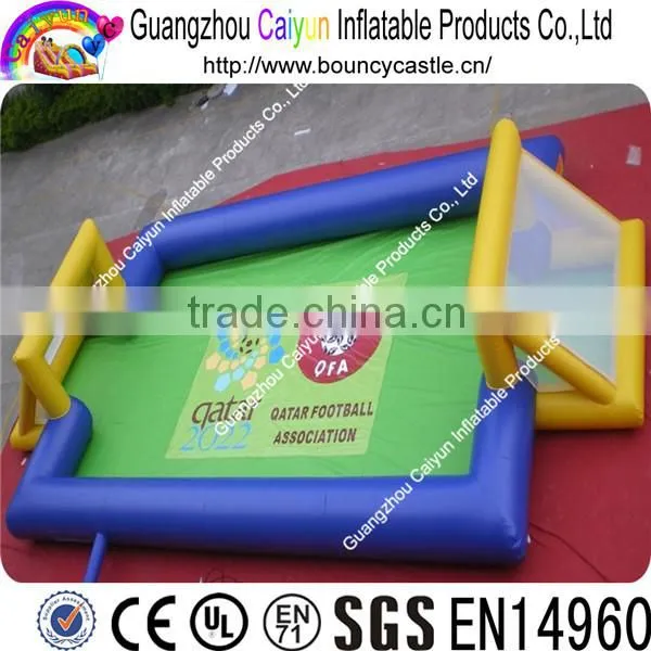 Hot sale portable inflatable soccer field, inflatable football field, inflatable football pitch