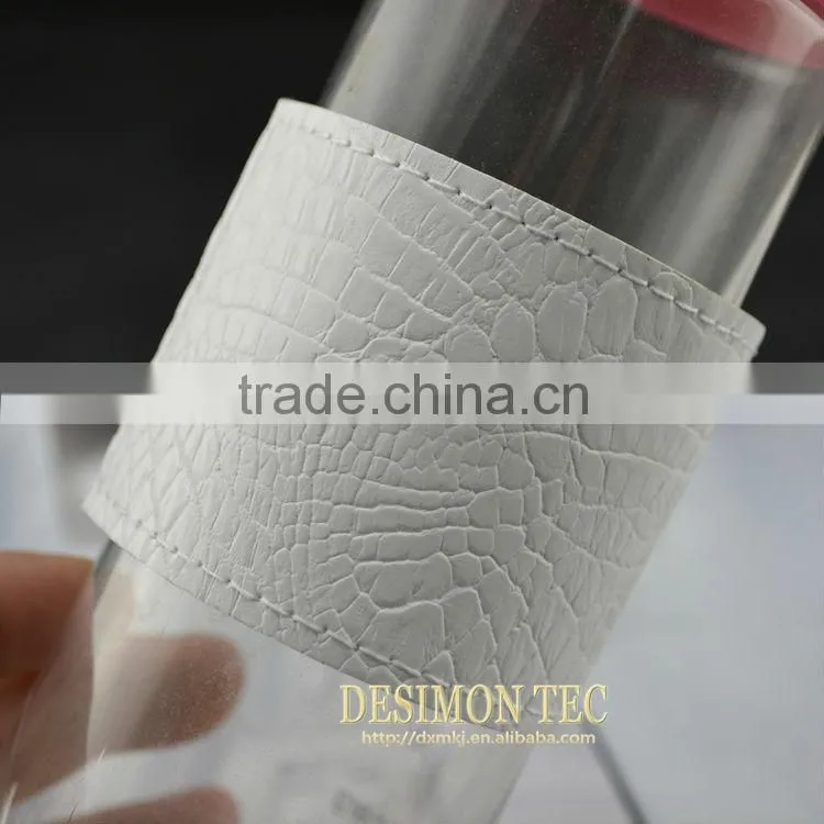 2015 Hot new product PU leather cup cover case,glass cup cover holster