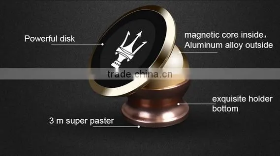 OEM Universal magnetic holder for mobile phone with flexible adjustable 360 degree rotation