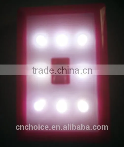 LED Peel-and-Stick Light Switch Night light led for Tool Boxes, Garages, Closets