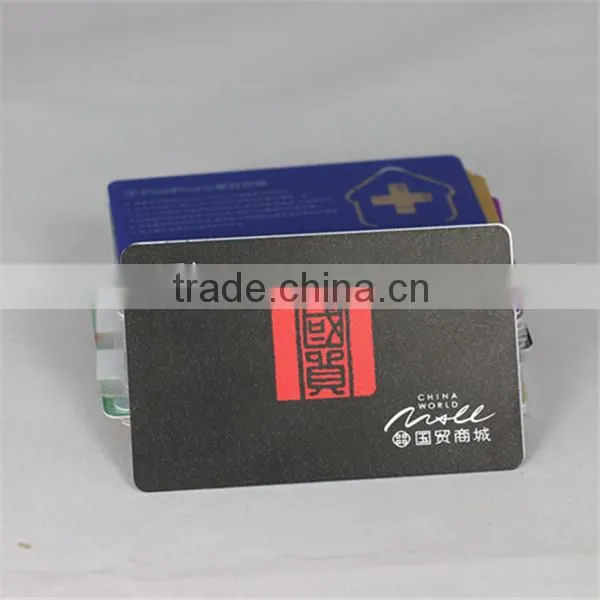 plastic membership card