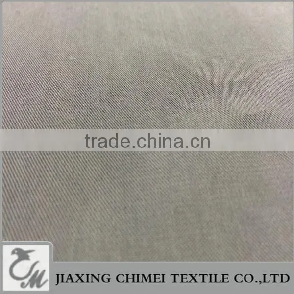 Jiaxing popular shirt fabric of twill fabric cupro polyester fabric