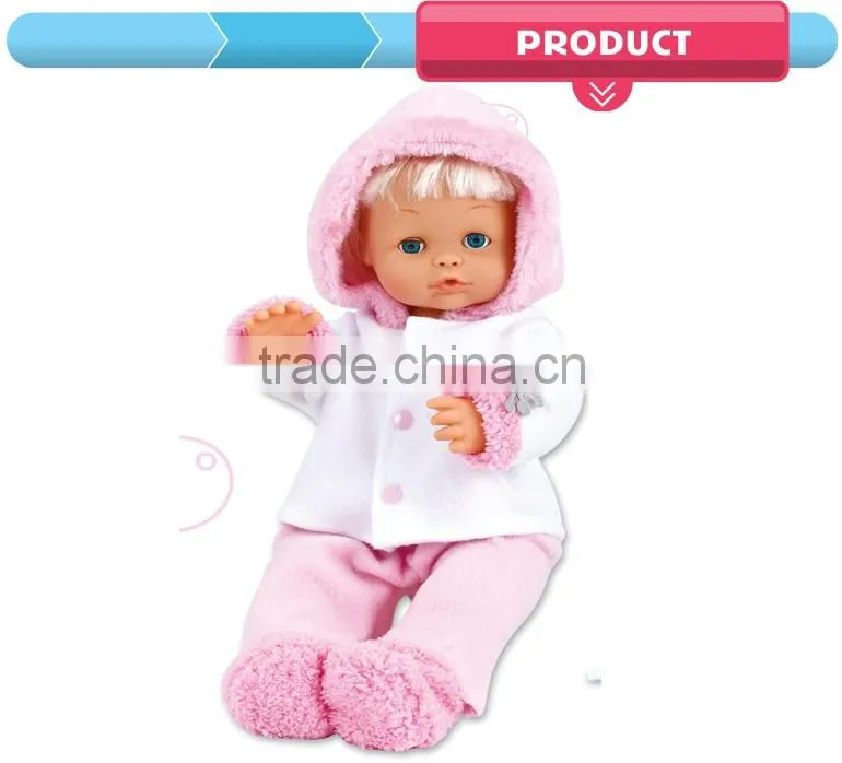 New item water drinking silicone baby dolls with clothes