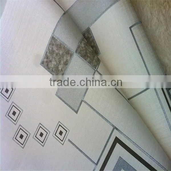 modern style wall paper silver color