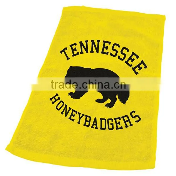 China Wholesale 100% cotton logo print custom rally towel