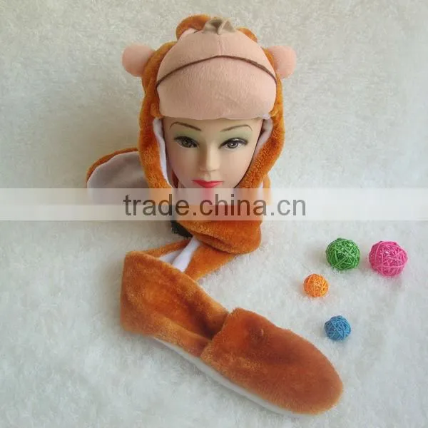 New style winter faux fur animal hat