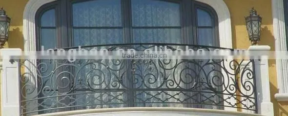 Top-selling classical wrought iron balcony grill designs