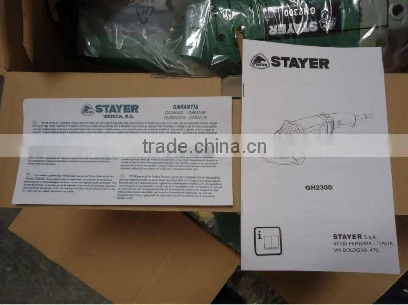 230mm Electric Angle Grinder 100% same as Italy original type