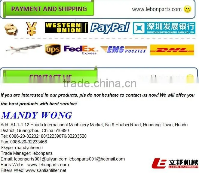 4BD1 Oil Filter Head For Excavator
