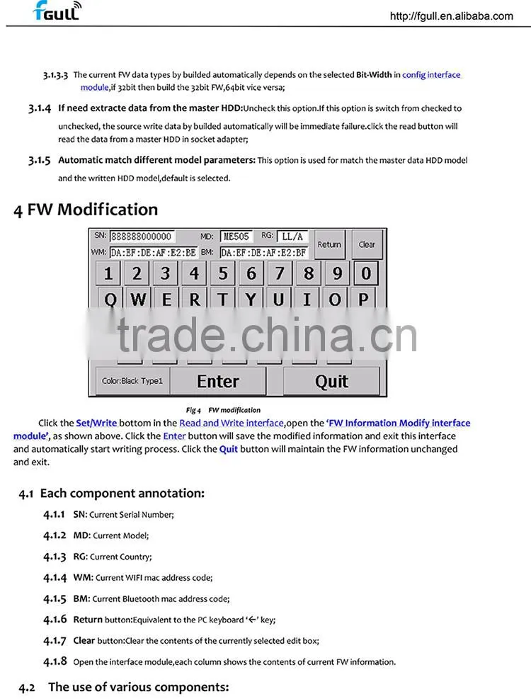 New arrival motherboard/ic repair tool for iphone serial number modify