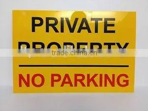 cheap but quality plastic ''FIRE ALARM CALL POINT'' sign (M-CS080)