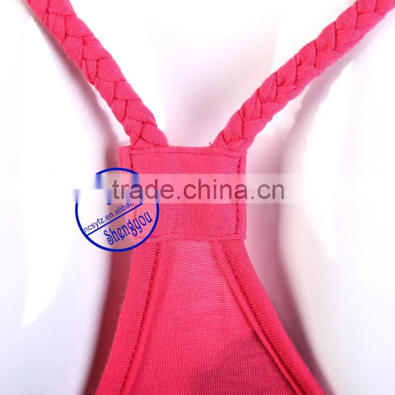 high quality wholesale combed cotton & rayon ladies tank top