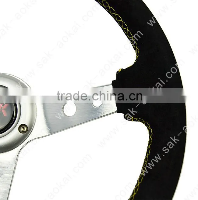 leather sewing steering wheel 350mm steering wheel