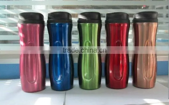 non-toxic bpa free stainless steel double wall thermos mug