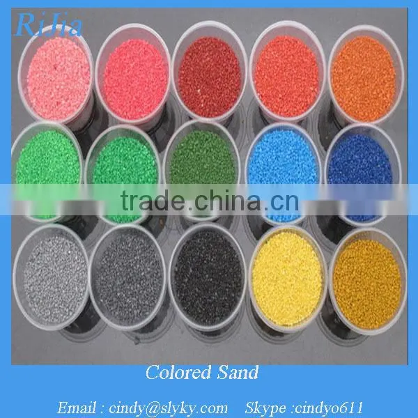 artificial colored sand for decoration