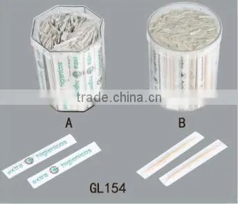 High Quality Individual wrapped wooden&bamboo toothpick