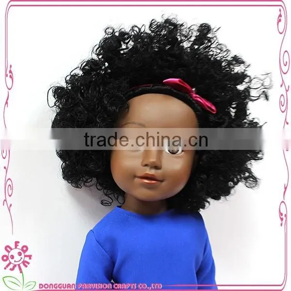 18 inch hot sale black vinyl baby doll