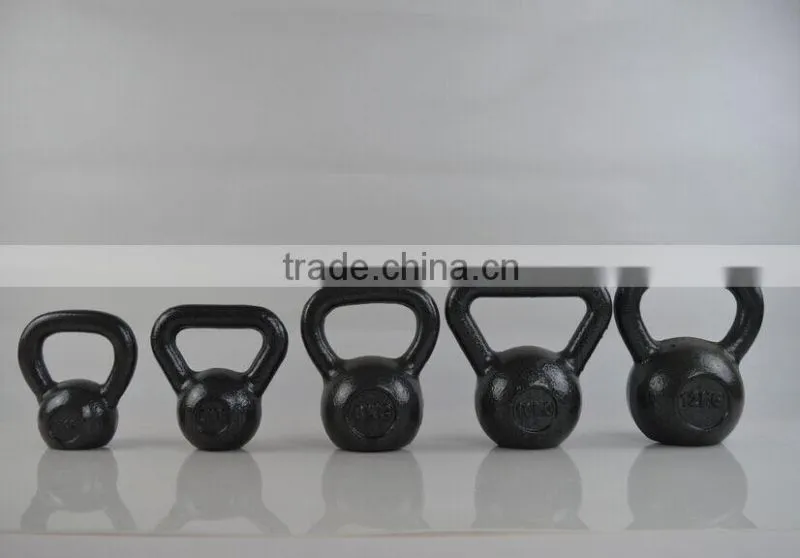 2kg 4kg 6kg 8kg 10kg 12kg 16kg 24kg Black painted kettlebell supplier