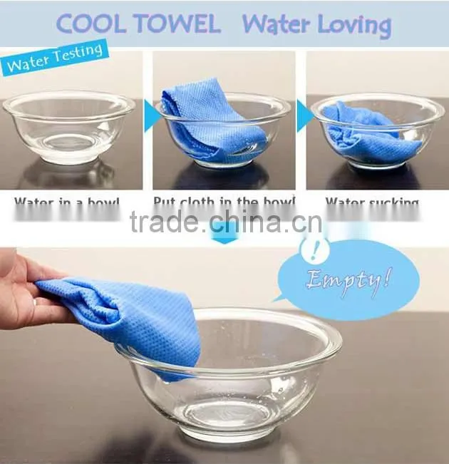 Easy drying quickly body care pet bath towel pva material