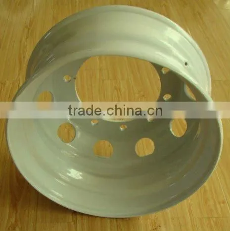 High quality White painted wheel(9.00X22.5,8.25X22.5,11.75X22.5)
