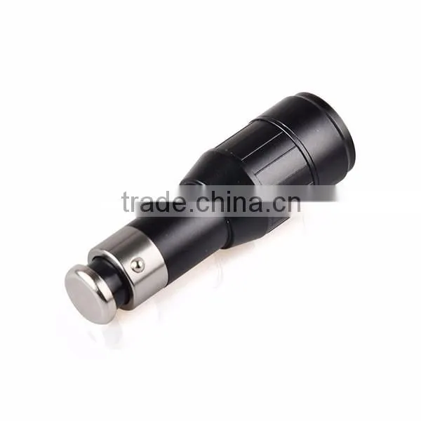 Custom Cigarette Lighter Rechargeable 12 Volt Super Bright Q5 LED Car Flashlight