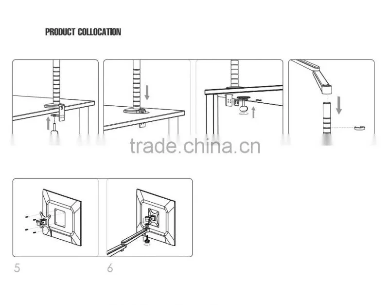 Adjustable notebook stand laptop table stand
