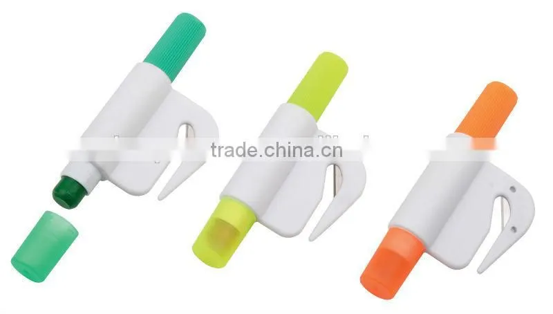 highlighter with envelope knife