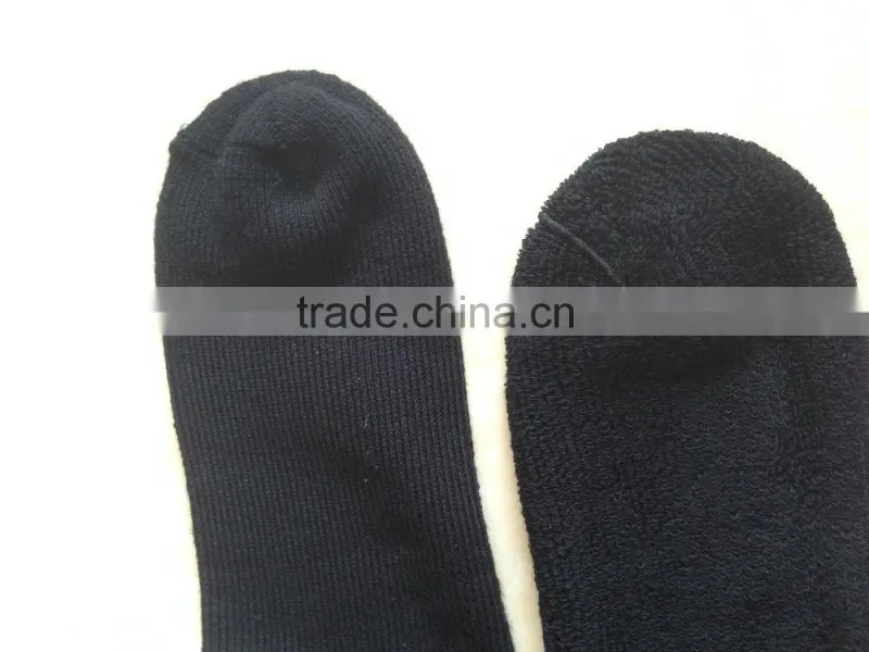 men's bamboo fiber socks/bamboo terry athletic sock
