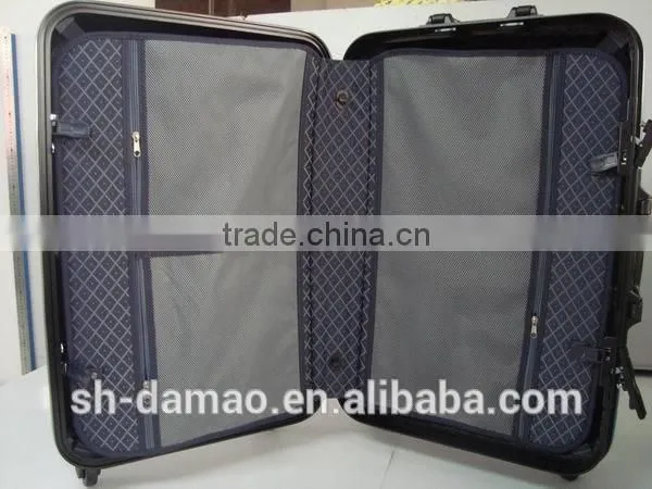 your best choice !!! 2015 best quality abs / polycarbonate luggage trolley suitcase