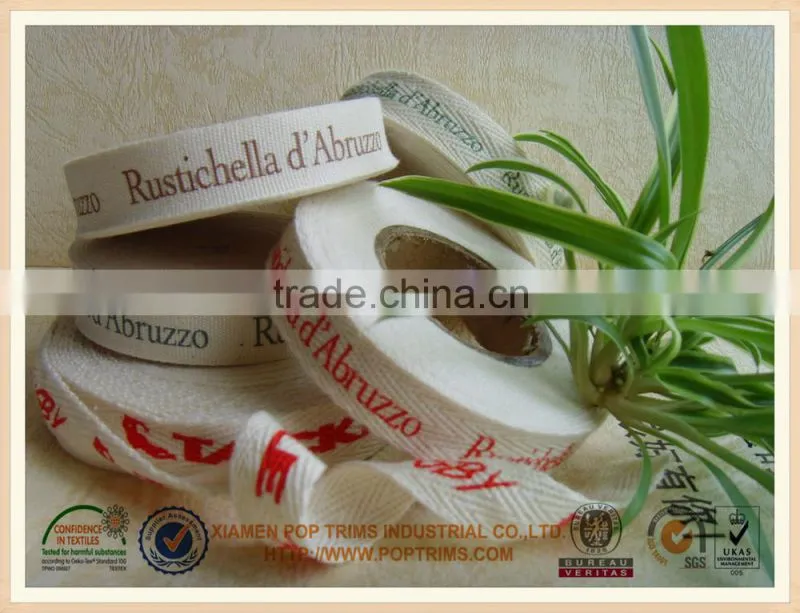 Hot sale printed cotton Ribbon
