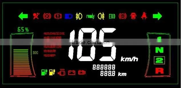 digital speedometer lcd module