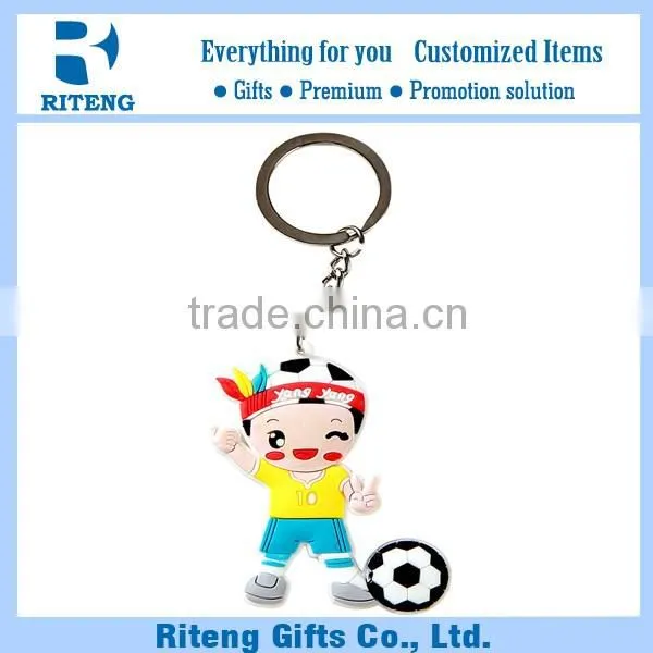 Promotional PVC Keyring With Customized Design