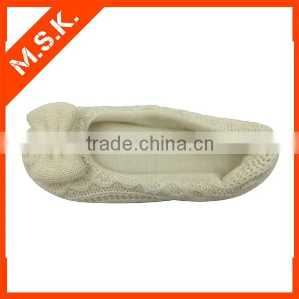 New design White lady ballet flats shoes